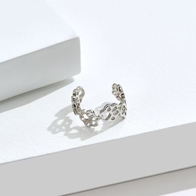 Hommes de la patte S925 Sterling Silver Opening Ring Fashion d'animal familier et anneaux de femmes