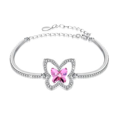 Fiancée Sterling Silver Slider Bracelets