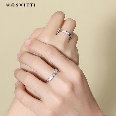 Le Zircon hypoallergénique Diamond Ring 0.21cm 1.9g couplent l'anneau de mariage