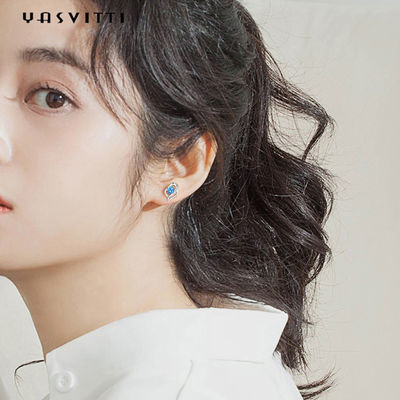 amie en pierre bleue de boucle d'oreille de GV de 0.04oz 1x0.8cm Sterling Silver Heart Earrings