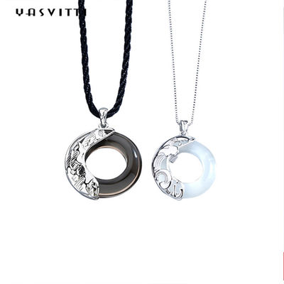 GV à chaînes de 22in 1.62g Dragon Phoenix Necklace Fiancé 925 Sterling Silver Pendants