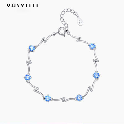 GV réglable de bracelet de bracelet de 0.14oz 0.2m Sterling Silver Jewelry Bracelets Fiancée