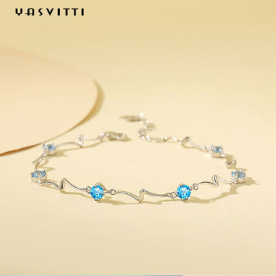 GV réglable de bracelet de bracelet de 0.14oz 0.2m Sterling Silver Jewelry Bracelets Fiancée
