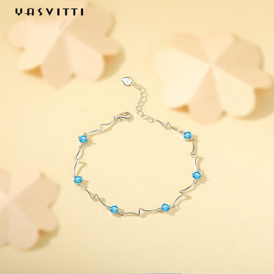 GV réglable de bracelet de bracelet de 0.14oz 0.2m Sterling Silver Jewelry Bracelets Fiancée