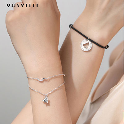Bracelet d'avion de papier de GV 0.19oz ODM de Sterling Silver Bracelet de 9,5 pouces