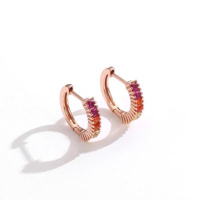 Arc-en-ciel Sterling Silver Jewelry Earrings
