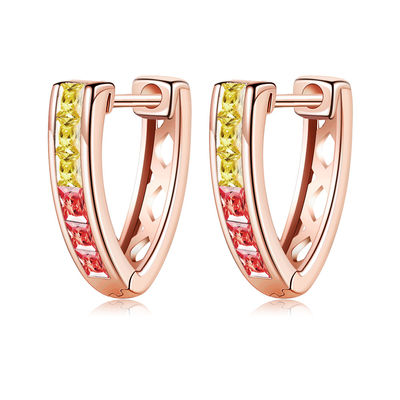 cercle Sterling Silver Jewelry Earrings de 1.35cm