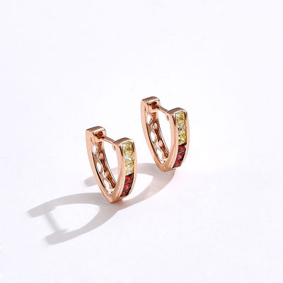 cercle Sterling Silver Jewelry Earrings de 1.35cm