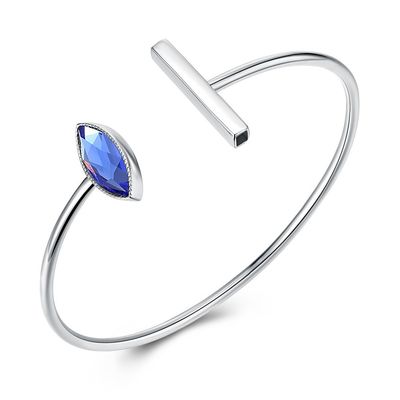 Diamond Sterling Silver Jewelry Bracelets bleu