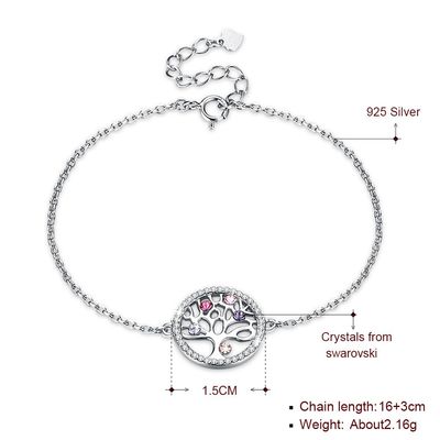 Arbre de la vie Sterling Silver Jewelry Bracelets