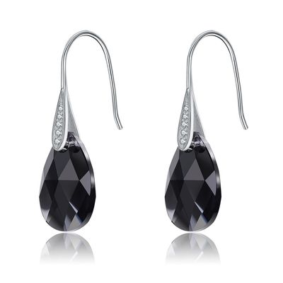 Long crochet Sterling Silver Jewelry Earrings