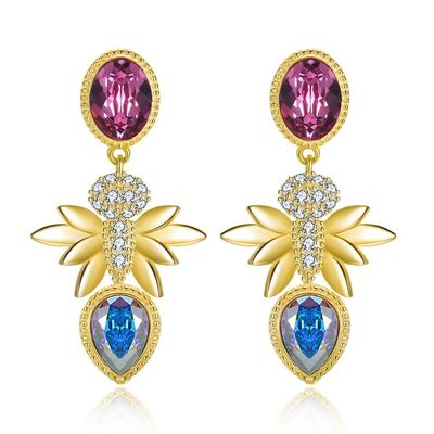 Boucles d'oreille de Diamond Gift Sterling Silver Jewelry