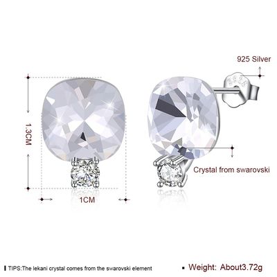 Couleur multi Sterling Silver Jewelry Earrings