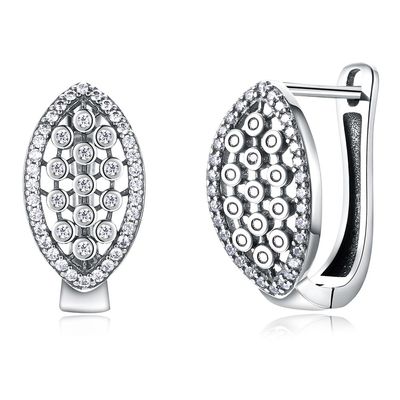 1.9x1cm 4,6 grammes vrai Diamond Earrings Hanukkah 925 Sterling Silver Earrings