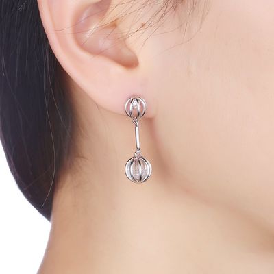 boucles d'oreille en pierre de 0.12oz 2.8X0.8cm Sapphire Stud Earrings Alloy Zircon