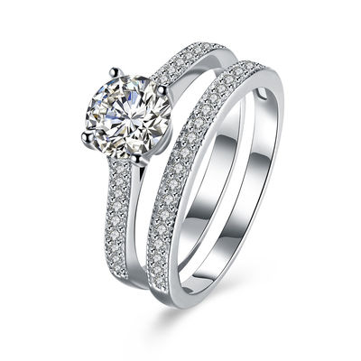 Diamond Moissanite Round Shape 1mm à la couleur E-F de 15mm D GH IJ pour pour toujours des bijoux pour le mariage