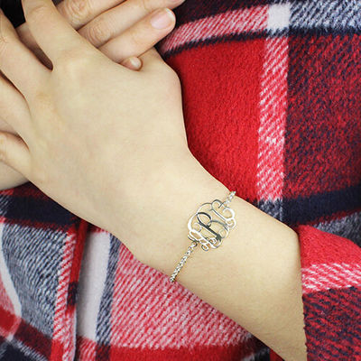 oDM argenté de bracelet de plaque d'identification de 7.48in 0.42oz Sterling Silver Personalized Name Bracelets