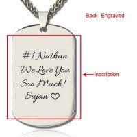 l'OEM pendant de collier d'image faite sur commande de 0.11oz 1.12in a gravé des colliers de portrait