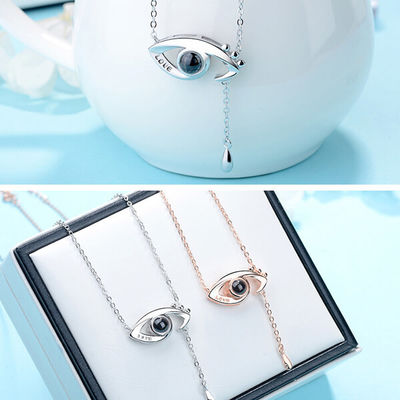 3,9 ODM de collier de projection du gramme 0.48X0.84in Angel Eyes Necklace Custom Light