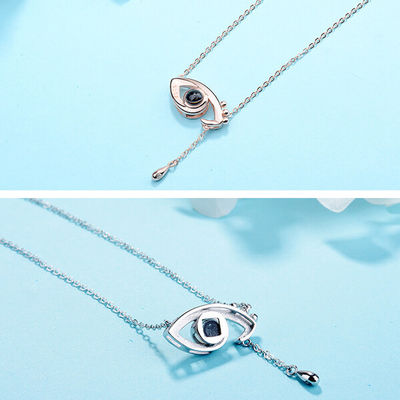 3,9 ODM de collier de projection du gramme 0.48X0.84in Angel Eyes Necklace Custom Light