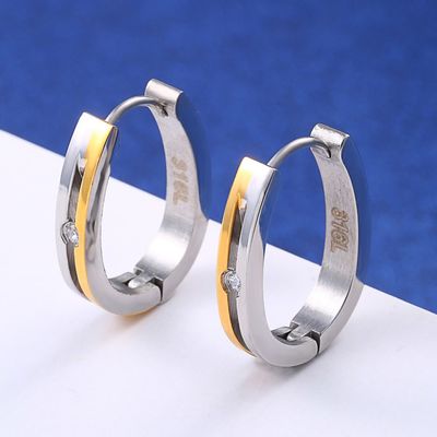 Les anti boucles d'oreille faites sur commande de cercle de l'allergie 6.07g entourent en rond de petites boucles d'oreille de cercle