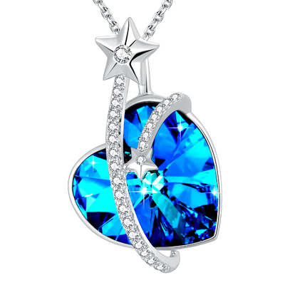 bijouterie fantaisie de 0.79x0.98in pour des bijoux de femmes pour des femmes juste Wanna Love U Babe Heart Necklace