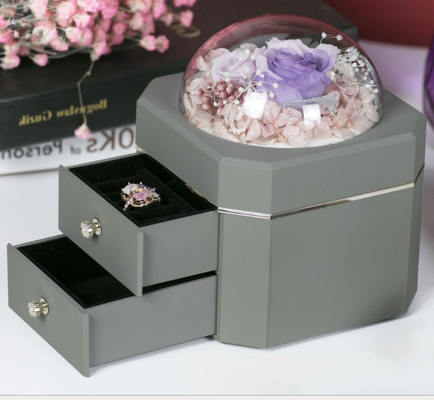 L'OEM a réutilisé le plastique 115×115×110mm de boîte-cadeau des bijoux 0.406kg