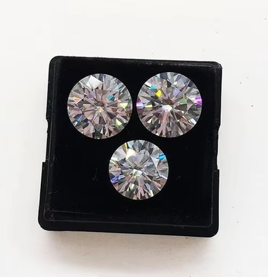 moissanite épingle rond brillant Lab de coupe créé VVS Loose Moissanite diamant pour les alliances de mariage moissanite bagues marquise